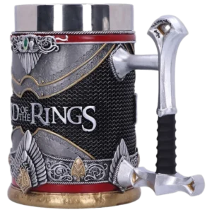 Alternative view of Nemesis Now Officially Licensed Lord of the Rings Aragorn Tankard 15.5cm