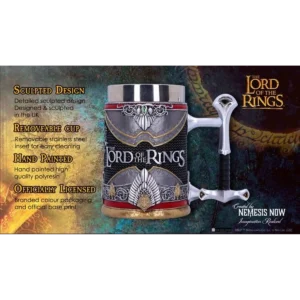 Nemesis Now Officially Licensed Lord of the Rings Aragorn Tankard 15.5cm - Image 8