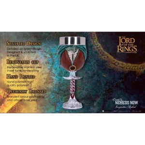 Nemesis Now Officially Licensed Lord of the Rings Frodo Goblet 19.5cm - Image 8