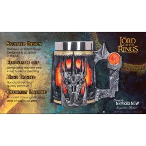 Nemesis Now Officially Licensed Lord of the Rings Sauron Tankard 15.5cm - Image 8