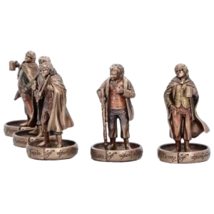 Alternative view of Nemesis Now The Lord of the Rings: The Hobbits of the Shire Figurine Set 7.2cm
