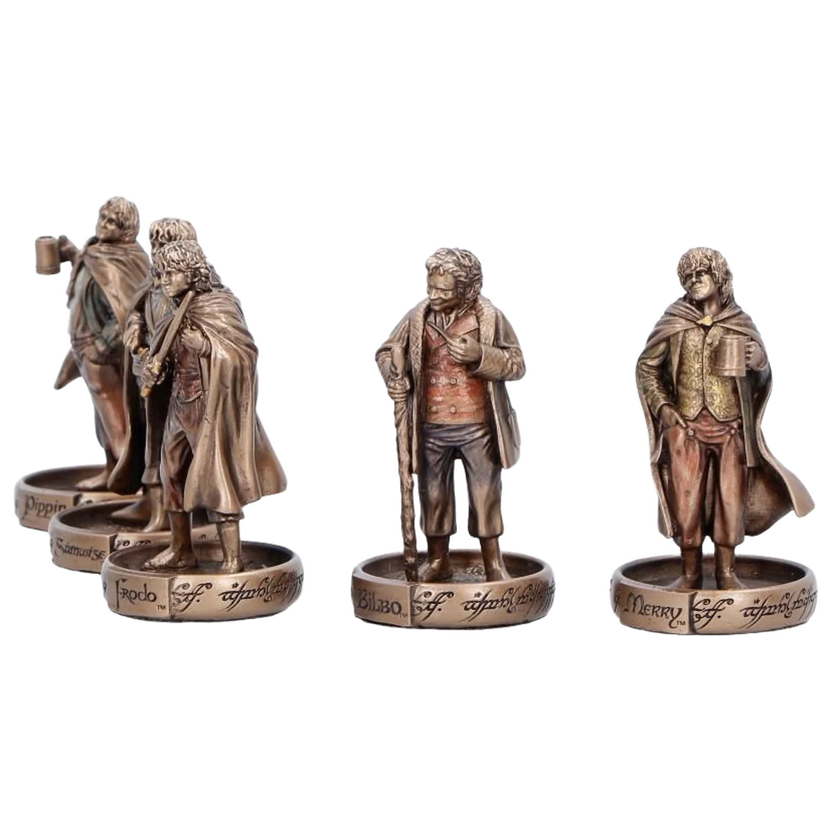 Nemesis Now The Lord of the Rings: The Hobbits of the Shire Figurine Set 7.2cm - Image 2