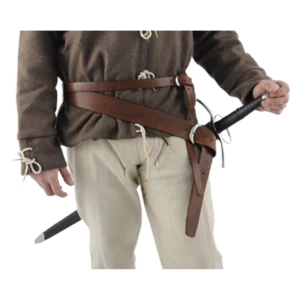 Alternative view of CAS Hanwei R-Western Sword Belt - Right Hand