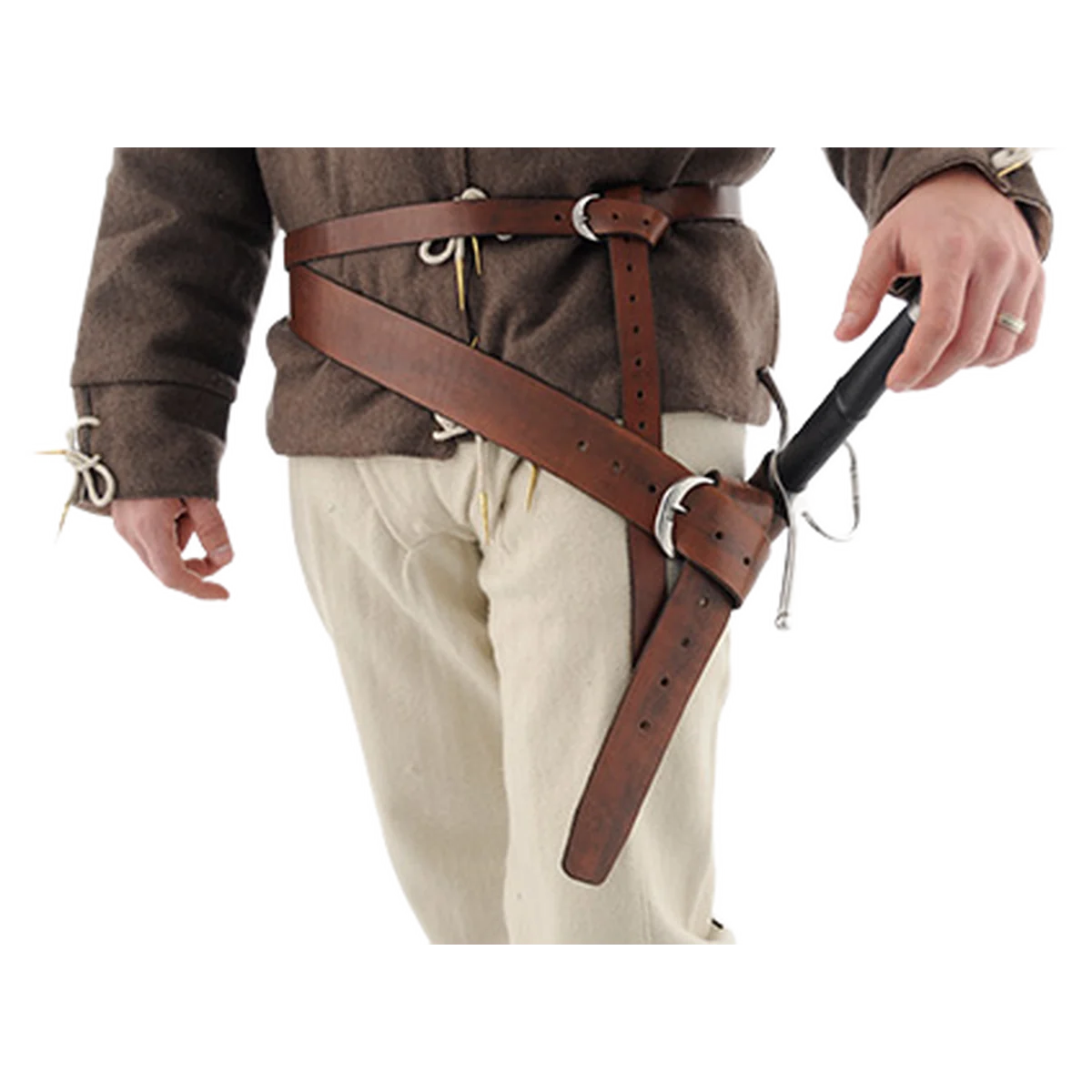 CAS Hanwei R-Western Sword Belt - Right Hand - Image 3