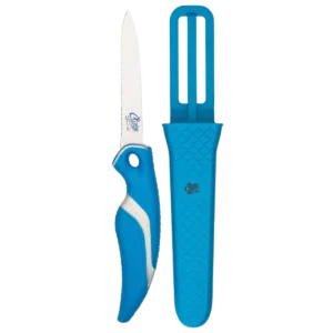 Alternative view of Cuda 3" Serrated Net Knife w/Sheath
