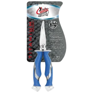 Alternative view of Cuda 8.5" Bent Needle Nose Pliers