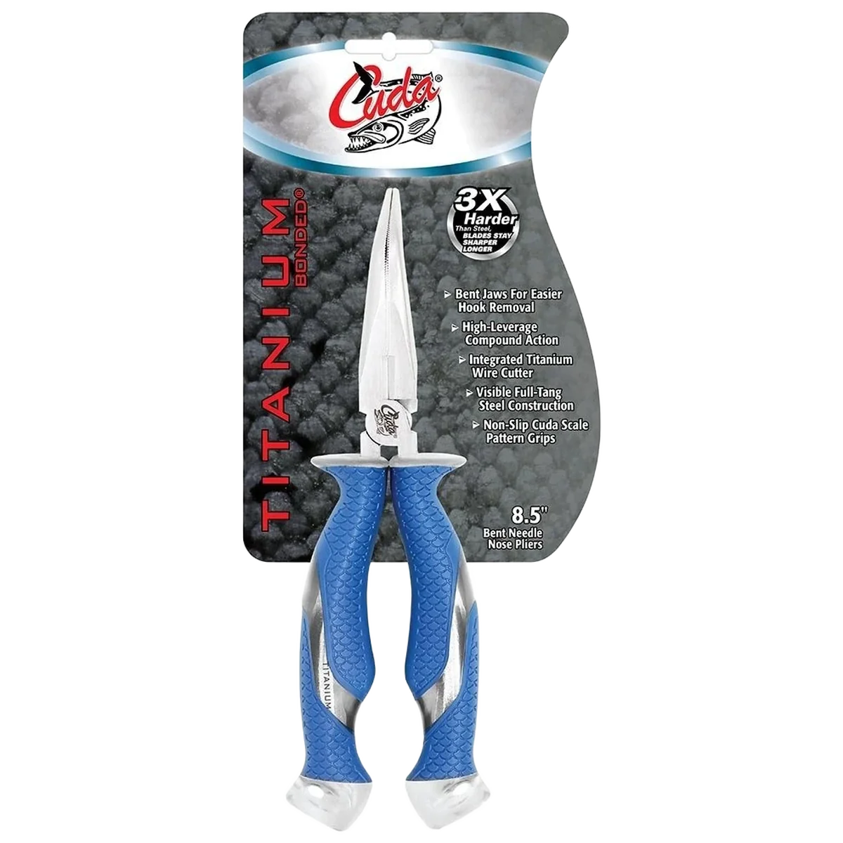 Cuda 8.5" Bent Needle Nose Pliers - Image 2