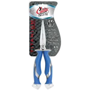 Alternative view of Cuda 8.75" Ti Nitride Needle Nose Pliers