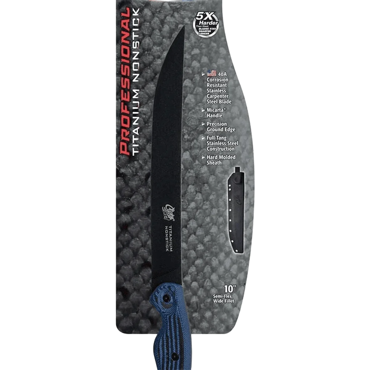 Cuda Professional Knives - 10" Wide Fillet Knife - Image 15